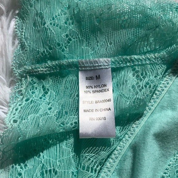 Turquoise Lacey  tube top - Picture 4 of 4